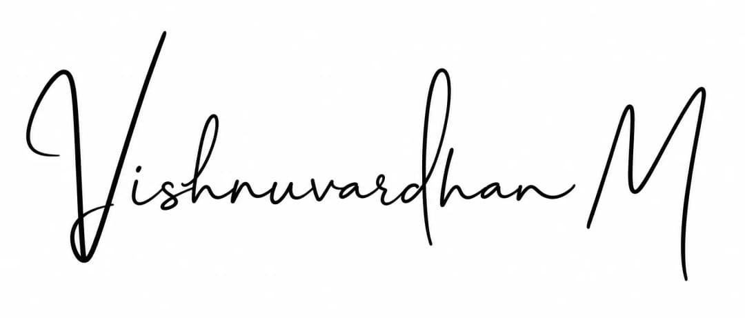 Vishnuvardhan signature